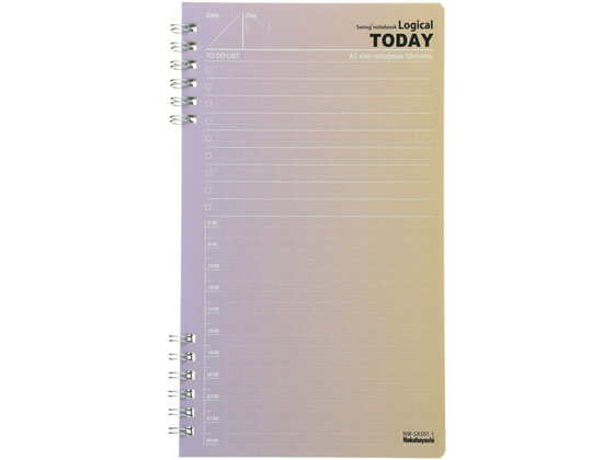 ナカバヤシ スイングロジカル TODAYノート A5スリム NW-SA501-1 1冊(ご注文単位1冊)【直送品】