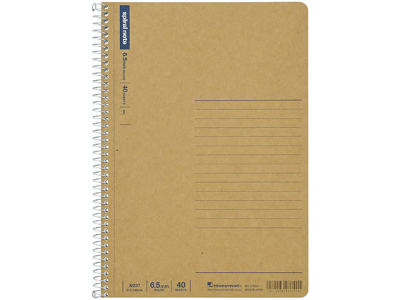 マルマン スパイラルノート A5 横罫40枚 N237 1冊(ご注文単位1冊)【直送品】