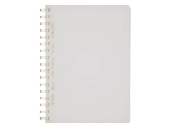 コクヨ ソフトリングノート クリア (方眼ドット罫)A6 80枚 ス-SV558WT-T 1冊（ご注文単位1冊)【直送品】