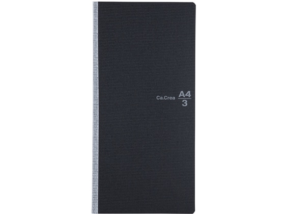 プラス A4×1／3ノート カ.クリエ くろ 77-901 NO-604GC 1冊（ご注文単位1冊)【直送品】