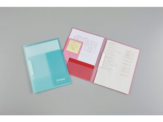 コクヨ キャンパス 復習がしやすいプリントファイルライトブルー フCE755 1冊(ご注文単位1冊)【直送品】