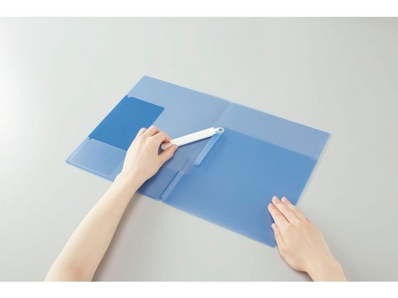 コクヨ キャンパス 復習がしやすいプリントファイルライトブルー フCE755 1冊(ご注文単位1冊)【直送品】