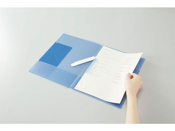 コクヨ キャンパス 復習がしやすいプリントファイルライトブルー フCE755 1冊(ご注文単位1冊)【直送品】