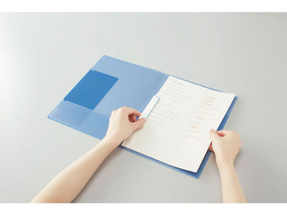 コクヨ キャンパス 復習がしやすいプリントファイルライトブルー フCE755 1冊(ご注文単位1冊)【直送品】