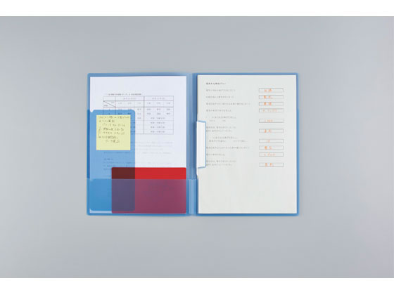 コクヨ キャンパス 復習がしやすいプリントファイルライトブルー フCE755 1冊(ご注文単位1冊)【直送品】