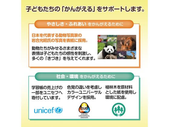 キョクトウ かんがえる学習帳 B5 れんらくノート タテ10行 L50-1 1冊(ご注文単位1冊)【直送品】