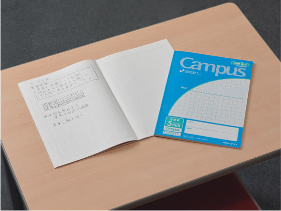 コクヨ キャンパスノート(用途別)セミB5 5mm方眼 青 ノ-30S10-5NB 1冊(ご注文単位1冊)【直送品】