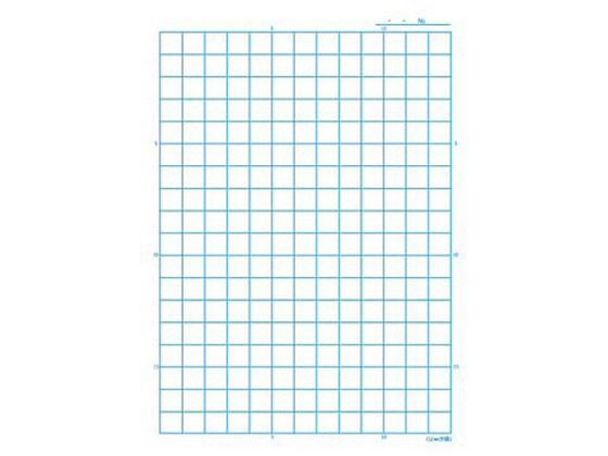 ショウワノート ジャポニカセクション 12mm方眼罫 ライトブルー MJS-12 1冊(ご注文単位1冊)【直送品】