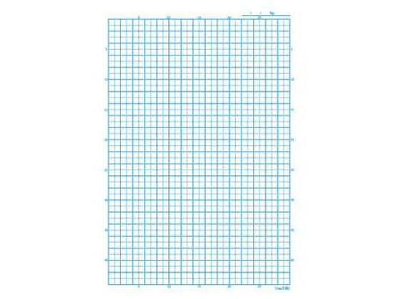 ショウワノート ジャポニカセクション 5mm方眼罫リーダー罫入 青 MJS-5 1冊(ご注文単位1冊)【直送品】