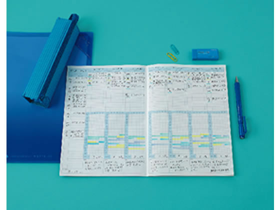 コクヨ キャンパス スタディプランナー(ノート) セミB5 ウィークリー罫 ブルー 1冊(ご注文単位1冊)【直送品】