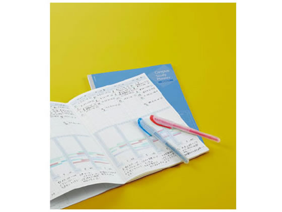 コクヨ キャンパス スタディプランナー(ノート) セミB5 ウィークリー罫 ブルー 1冊(ご注文単位1冊)【直送品】