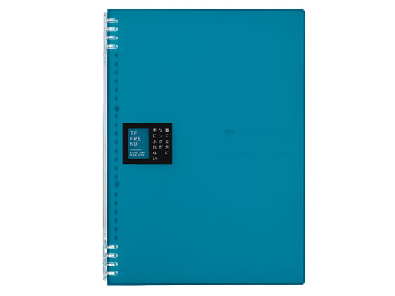 キングジム リングノート テフレーヌ A4 水色 9856TTEミス 1冊（ご注文単位1冊)【直送品】