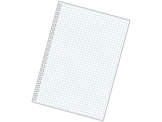 リヒトラブ ツイストノート専用リーフ A5 薄色5mm方眼罫30枚 N1650SW 1パック（ご注文単位1パック)【直送品】