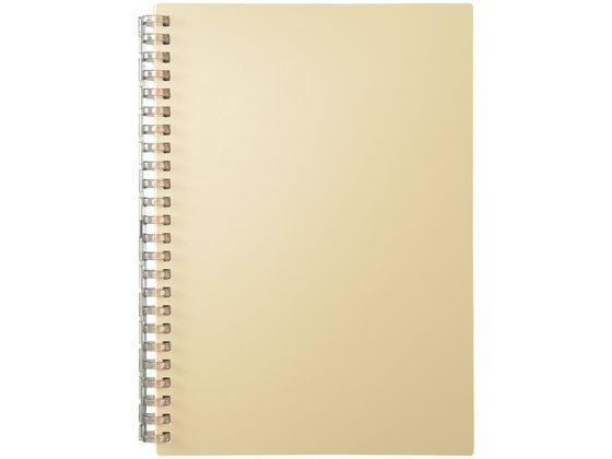 リヒトラブ Mutual オープンリングノート A5 マットイエロー N2673-5 1冊（ご注文単位1冊)【直送品】