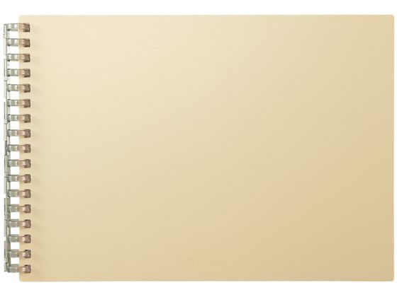 リヒトラブ Mutual オープンリングノート A5E マットイエロー N2675-5 1冊（ご注文単位1冊)【直送品】