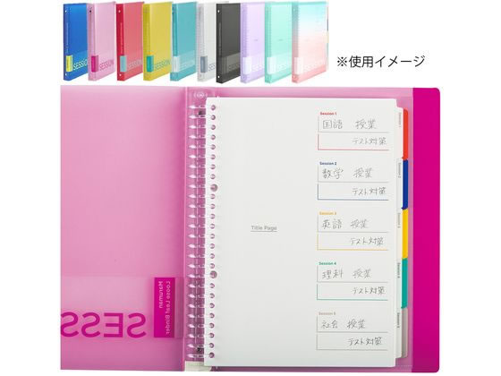 マルマン セッション プラスチックバインダー B5 ミントグリーン F310-53 1冊（ご注文単位1冊)【直送品】