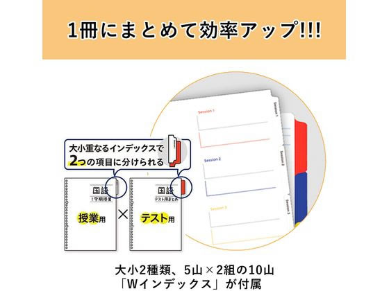 マルマン セッション プラスチックバインダー B5 ミントグリーン F310-53 1冊（ご注文単位1冊)【直送品】