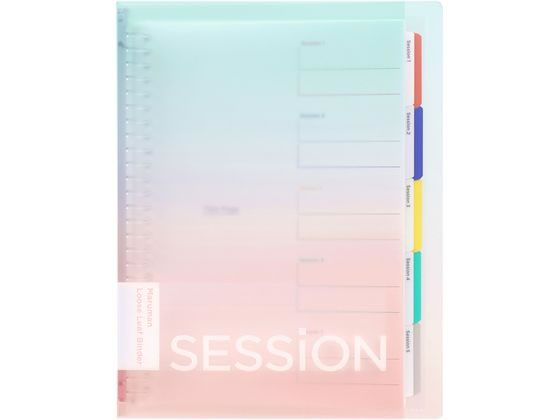 マルマン セッション プラスチックバインダー B5 グラデーション F310-97 1冊(ご注文単位1冊)【直送品】