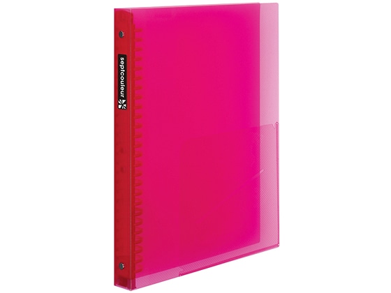 マルマン セプトクルール プラスチックバインダーワイド B5 ピンク F300B-08 1冊（ご注文単位1冊)【直送品】