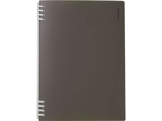 キングジム リングノート テフレーヌ B5 26穴 黒 CN9855TEクロ 1冊（ご注文単位1冊)【直送品】