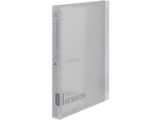 マルマン セッション プラスチックバインダー A4 クリア F584-98 1冊(ご注文単位1冊)【直送品】