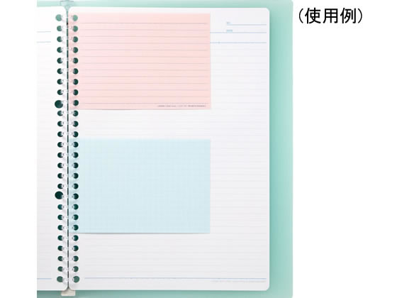 マルマン 書きやすいルーズリーフ ミニ B7変型 5mm方眼罫 1冊(ご注文単位1冊)【直送品】