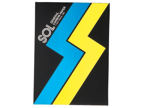 ゼネラル ゾルカーボン紙 黒 片面筆記用 #1300 1冊(ご注文単位1冊)【直送品】