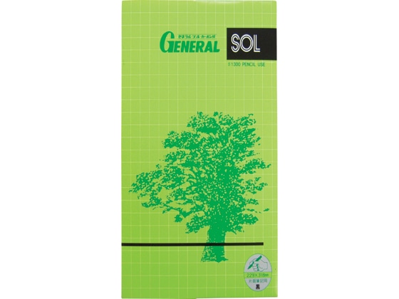 ゼネラル ゾルカーボン紙 片面筆記 携帯用 黒 10枚 #1300 1冊(ご注文単位1冊)【直送品】