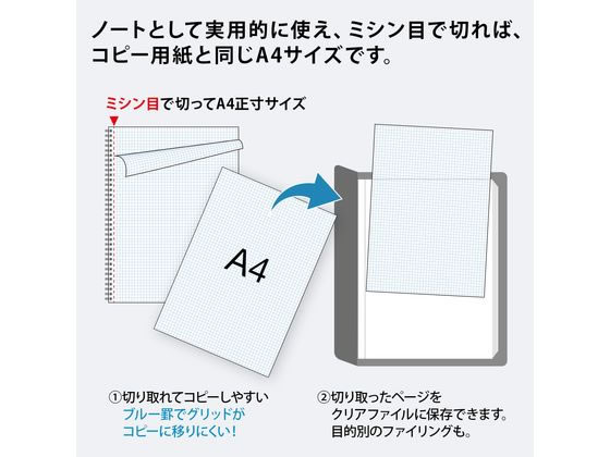 オキナ プロジェクトリングノート A4タテ PNA4S 1冊(ご注文単位1冊)【直送品】