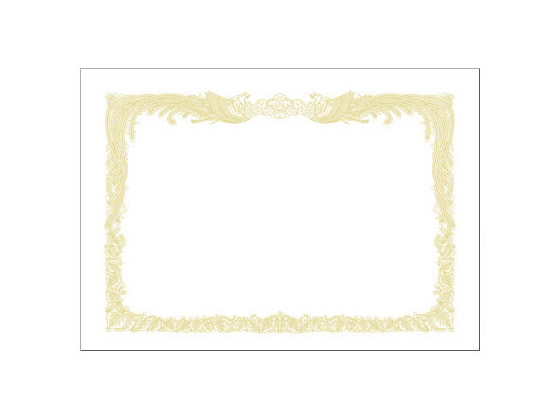 タカ印 10-1160 OA賞状用紙 A4 縦書き 100枚 1箱(ご注文単位1箱)【直送品】