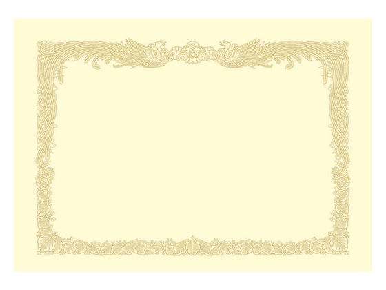 タカ印 OA賞状用紙 クリーム B4判縦書き 10-1077 1冊(ご注文単位1冊)【直送品】