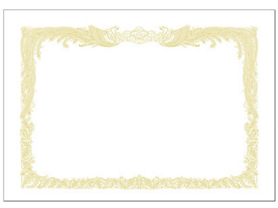 タカ印 OA賞状用紙 白 B4判縦書き 10-1070 1冊(ご注文単位1冊)【直送品】