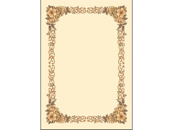 タカ印 洋柄賞状用紙 B5判 縦横兼用 10枚入 10-252 1冊（ご注文単位1冊)【直送品】