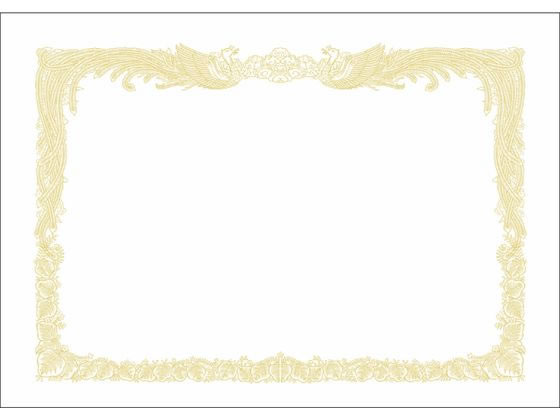 タカ印 OA賞状用紙 A4判 縦書用 白 10枚 10-1060 1袋（ご注文単位1袋)【直送品】