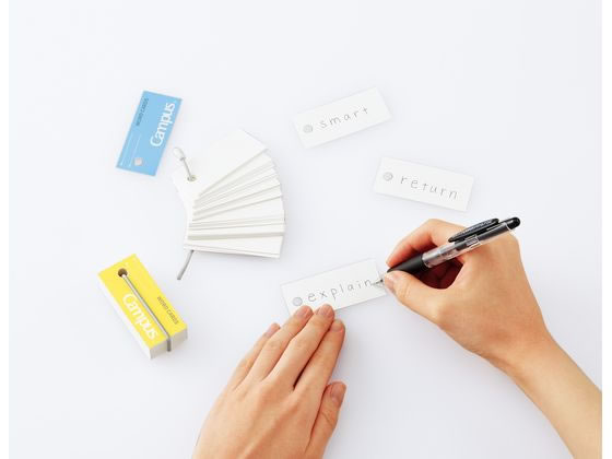 コクヨ キャンパス バンドでまとまる単語カード イエロー タン-201Y 1冊(ご注文単位1冊)【直送品】