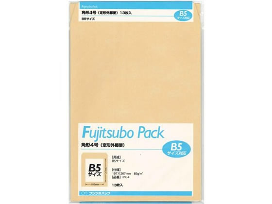 マルアイ 藤壺クラフトパック 角4 85g/㎡ 13枚 PK-4 1パック(ご注文単位1パック)【直送品】