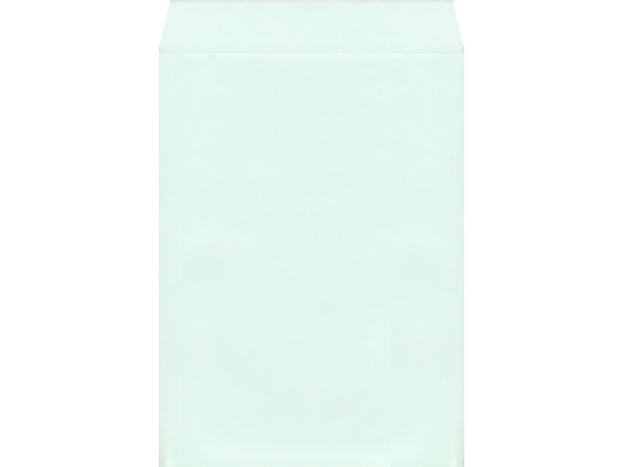 角2カラークラフト封筒 ミズ 100枚 K2S-428 1パック（ご注文単位1パック)【直送品】