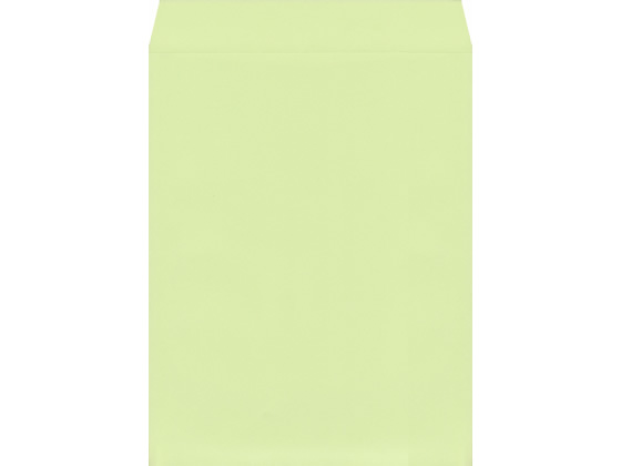 角3カラークラフト封筒ウグイス 100枚 K3S-429 1パック（ご注文単位1パック)【直送品】