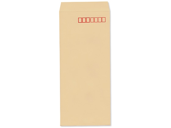 ハート 環境対応クラフト封筒 テープ付 サイド貼り 長4 1000枚 1箱（ご注文単位1箱)【直送品】