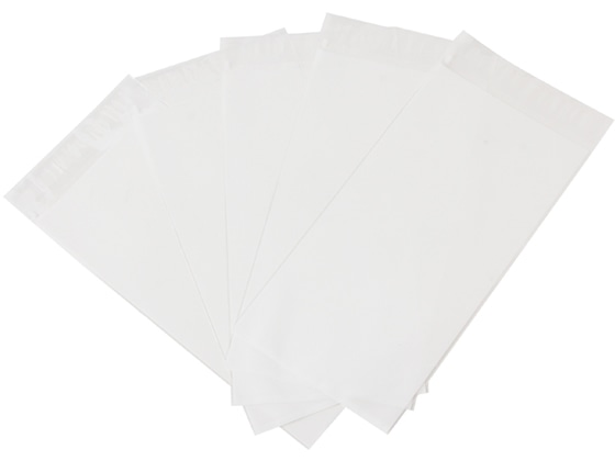 伊藤忠リーテイルリンク 片面ホワイト印刷 OPP袋 長3 100枚 OBW-1 1パック(ご注文単位1パック)【直送品】