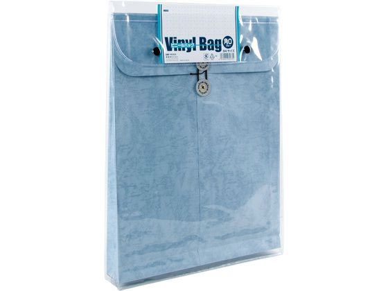 オキナ ビニールバッグ角0 ブルー VB0EB 1枚(ご注文単位1枚)【直送品】