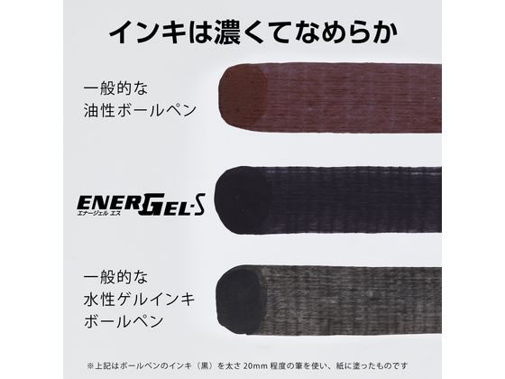 ぺんてる エナージェルエス 0.7mm 黒 10本 BL127-A 1箱（ご注文単位1箱)【直送品】