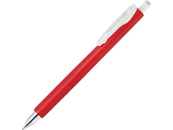 ゼブラ サラサナノ 0.3mm 赤 JJH72-R 1本(ご注文単位1本)【直送品】