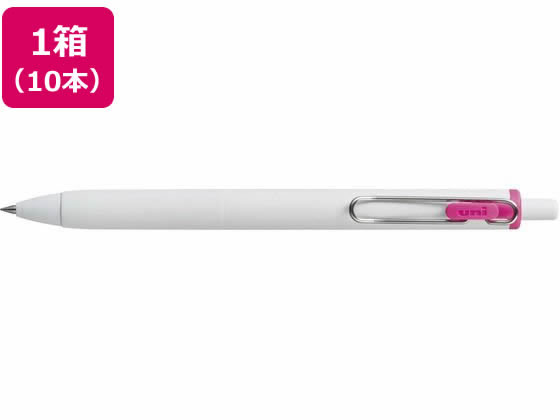 三菱鉛筆 ユニボールワン 0.38mm ピンク 10本 UMNS38.13 1箱(ご注文単位1箱)【直送品】
