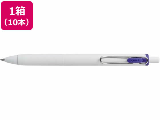 三菱鉛筆 ユニボールワン 0.38mm ロイヤルブルー 10本 UMNS38.40 1箱(ご注文単位1箱)【直送品】