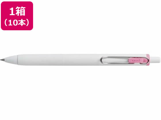 三菱鉛筆 ユニボールワン 0.38mm ライトピンク 10本 UMNS38.51 1箱(ご注文単位1箱)【直送品】