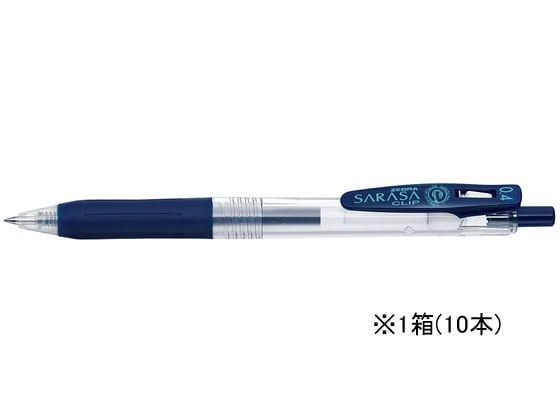 ゼブラ サラサクリップ0.4 ブルーブラック 10本 JJS15-FB 1箱(ご注文単位1箱)【直送品】