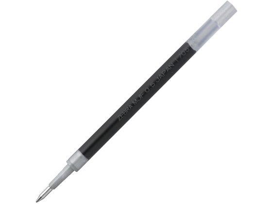 ゼブラ ジェルボールペン替芯MJF-0.5芯 黒 RMJF5-BK 1本(ご注文単位1本)【直送品】