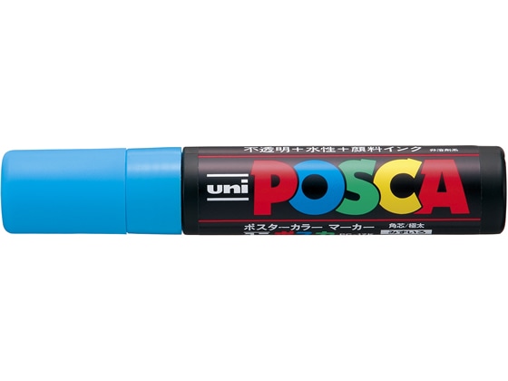 三菱鉛筆 ポスカ 極太 水色 PC17K.8 1本(ご注文単位1本)【直送品】