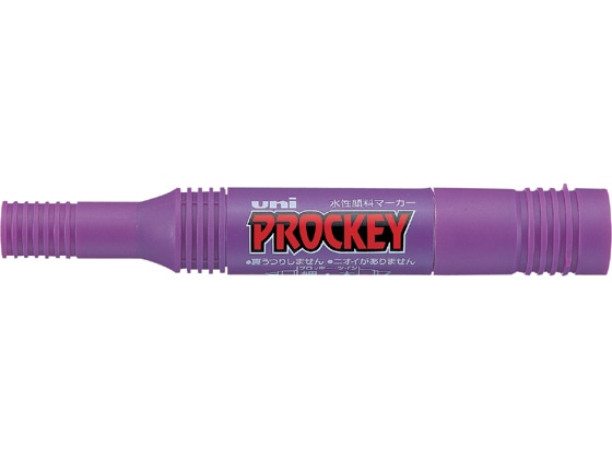 三菱鉛筆 プロッキー太字+細字 詰替式本体 紫 1本（ご注文単位1本)【直送品】